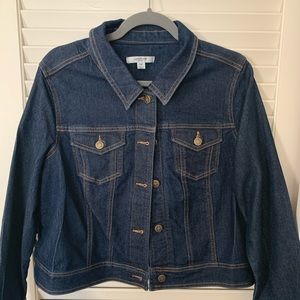 Liz Claiborne New York crop Jean jacket